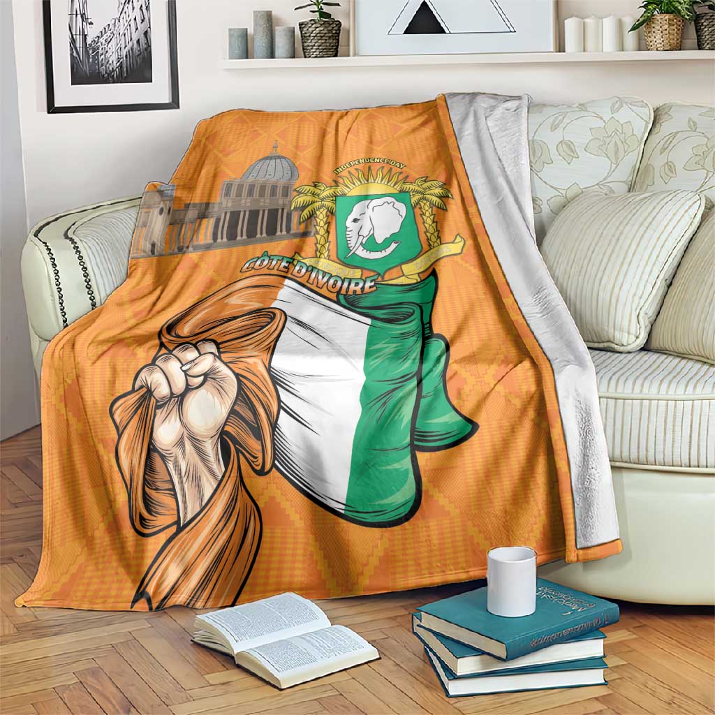 Happy Cote dIvoire Blanket 65th of Independence Day LT15