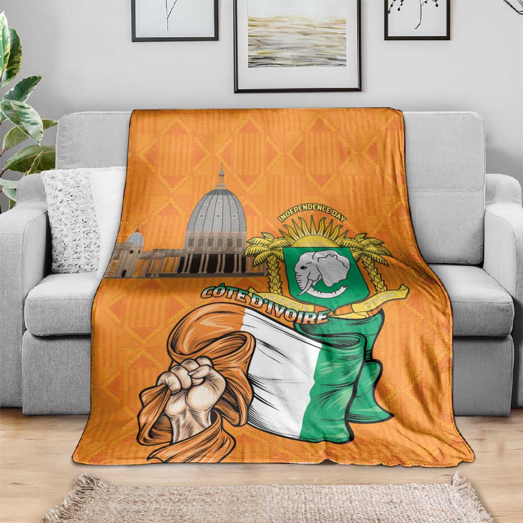 Happy Cote dIvoire Blanket 65th of Independence Day LT15