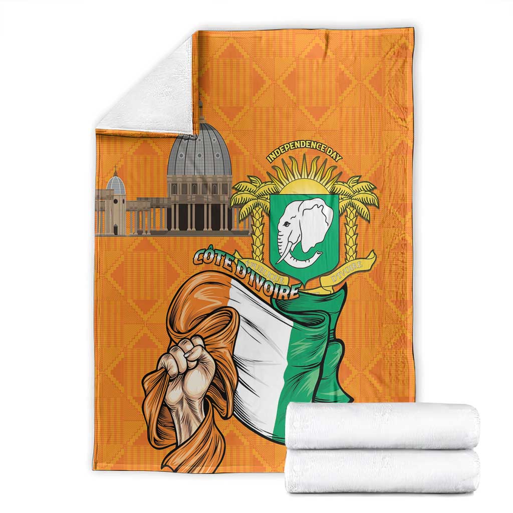 Happy Cote dIvoire Blanket 65th of Independence Day LT15