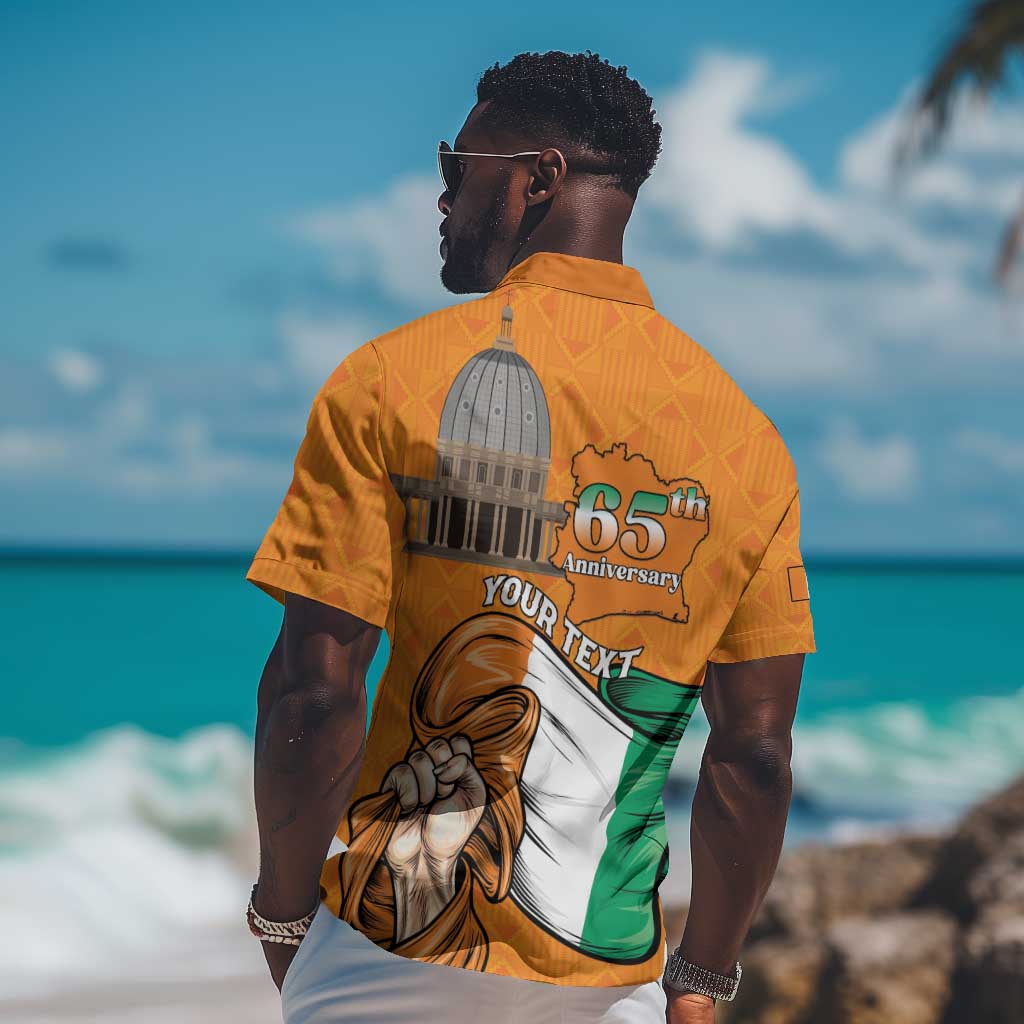 Personalised Happy Cote dIvoire Hawaiian Shirt 65th of Independence Day LT15