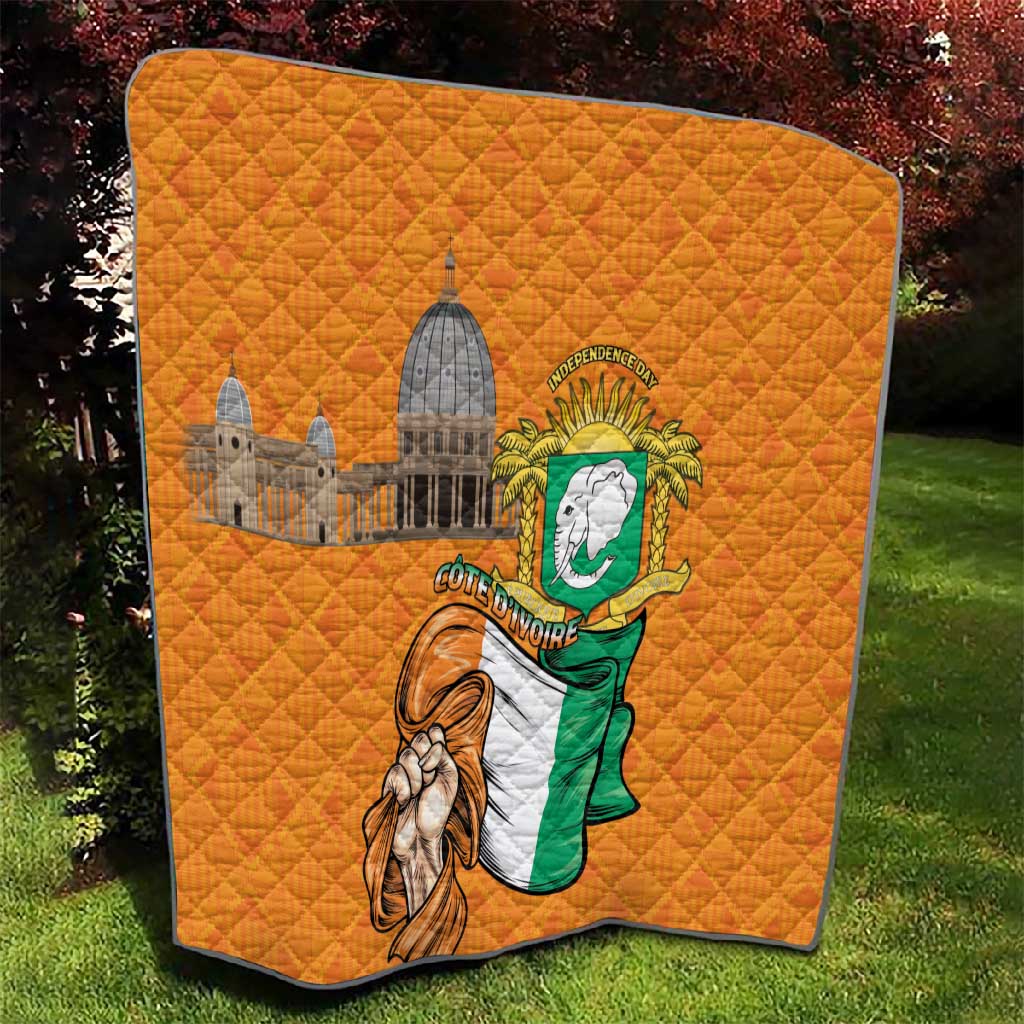 Happy Cote dIvoire Quilt 65th of Independence Day LT15