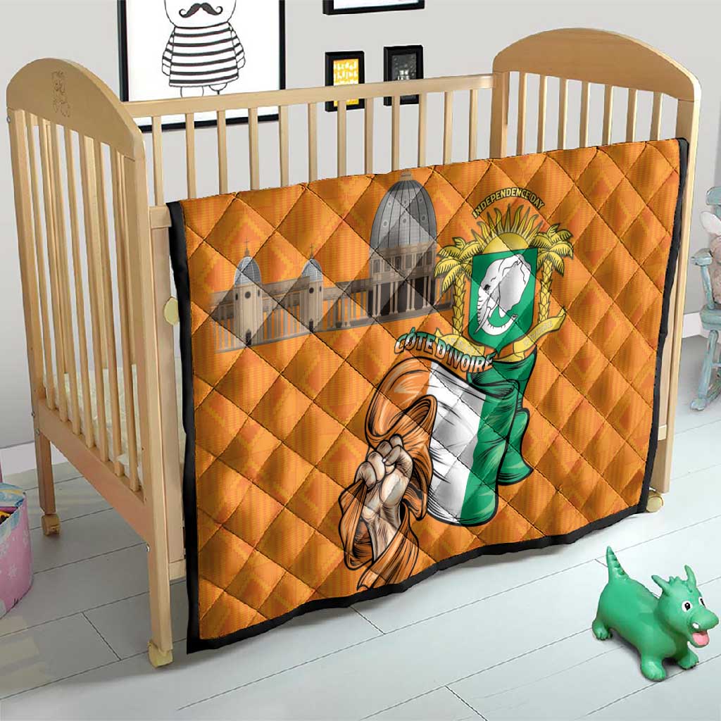 Happy Cote dIvoire Quilt 65th of Independence Day LT15