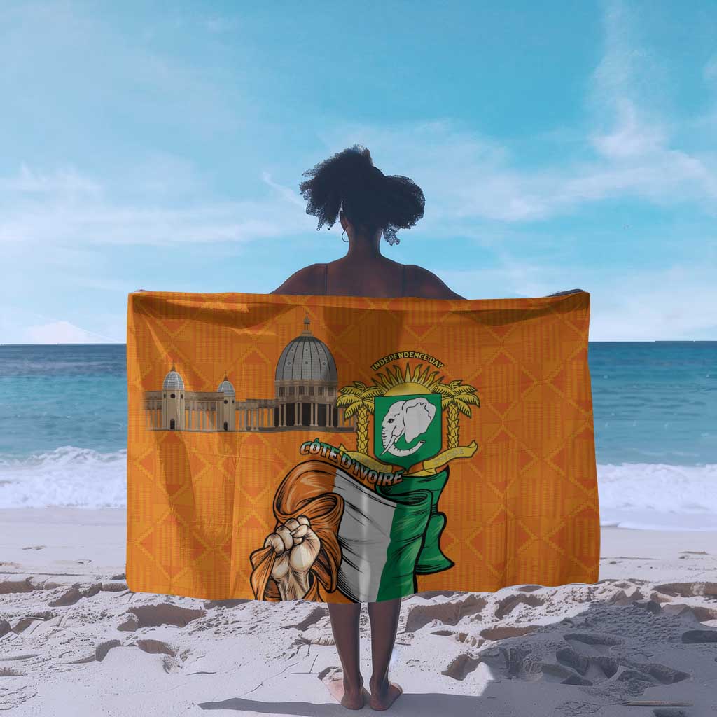 Happy Cote dIvoire Sarong 65th of Independence Day LT15