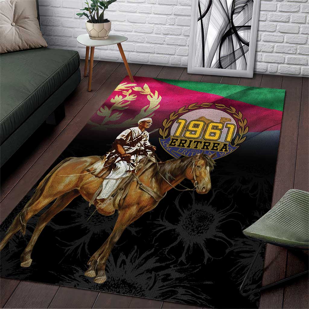 Happy Eritrea Revolution Day Area Rug Remember Hamid Idris Awate LT15