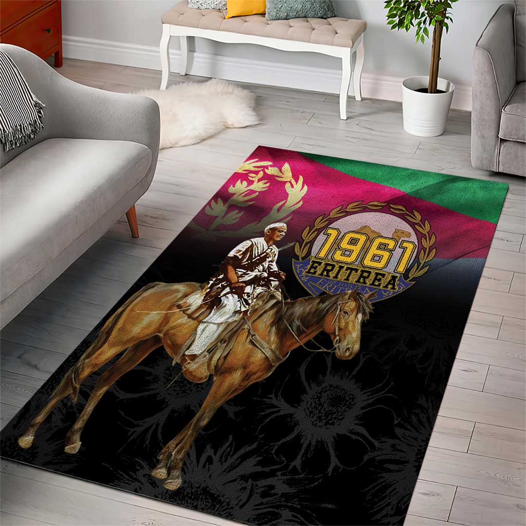 Happy Eritrea Revolution Day Area Rug Remember Hamid Idris Awate LT15