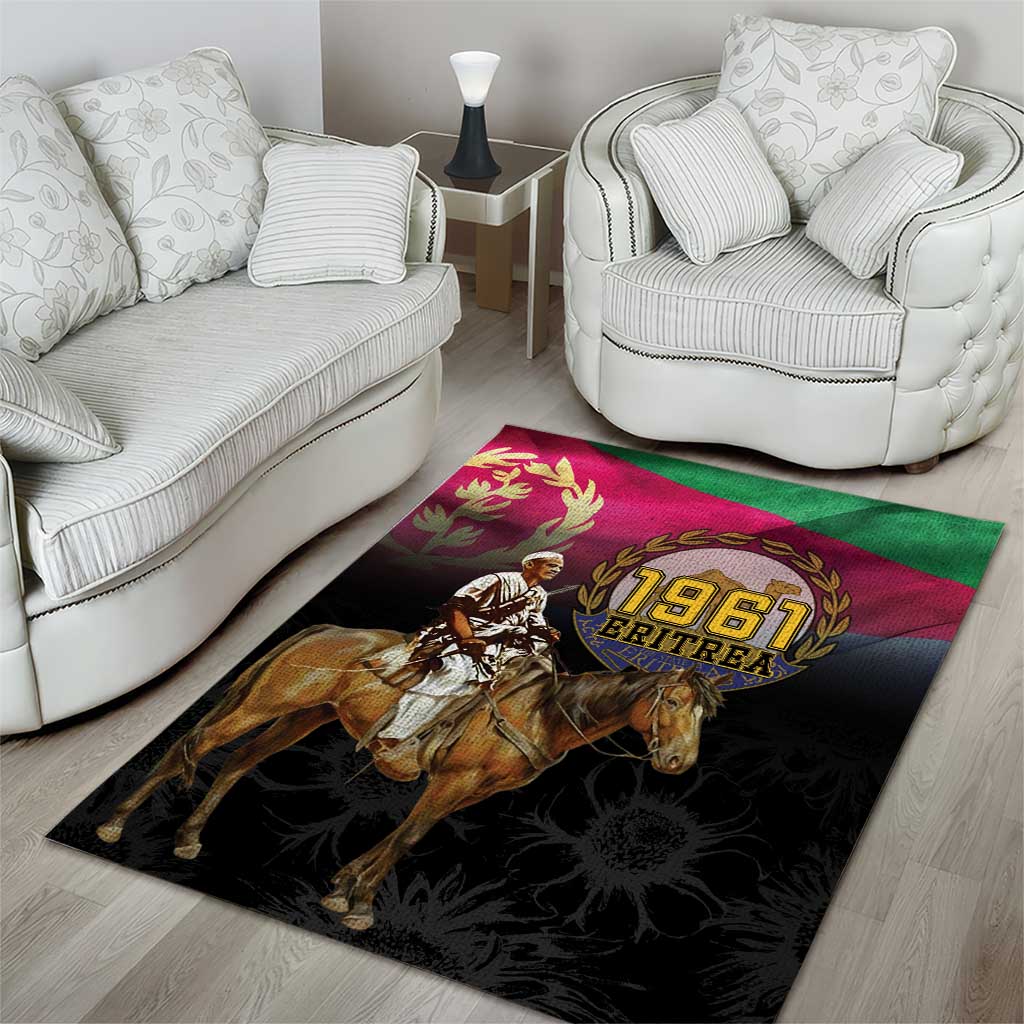 Happy Eritrea Revolution Day Area Rug Remember Hamid Idris Awate LT15
