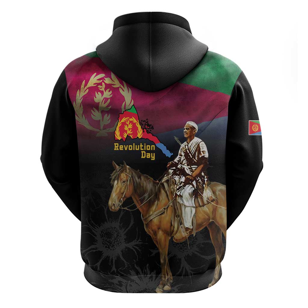 Happy Eritrea Revolution Day Hoodie Remember Hamid Idris Awate LT15