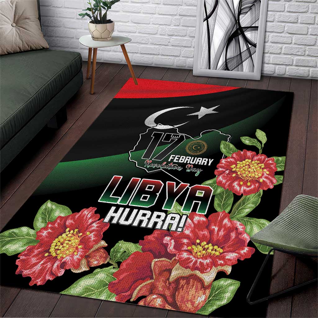 Libya Area Rug February 17th Revolution LT15