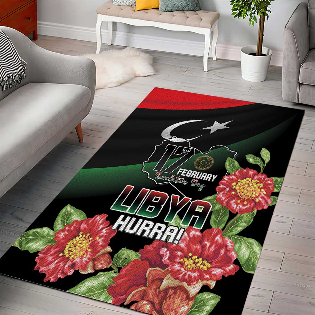 Libya Area Rug February 17th Revolution LT15