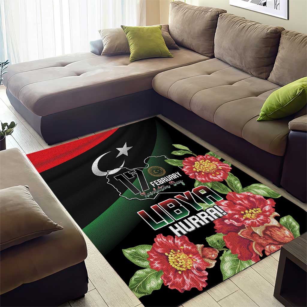 Libya Area Rug February 17th Revolution LT15