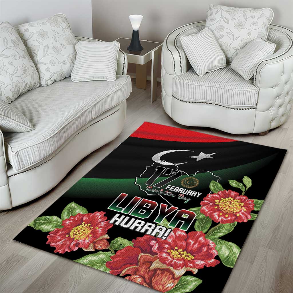 Libya Area Rug February 17th Revolution LT15
