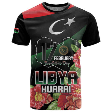 Personalized Libya T shirt February 17th Revolution LT15