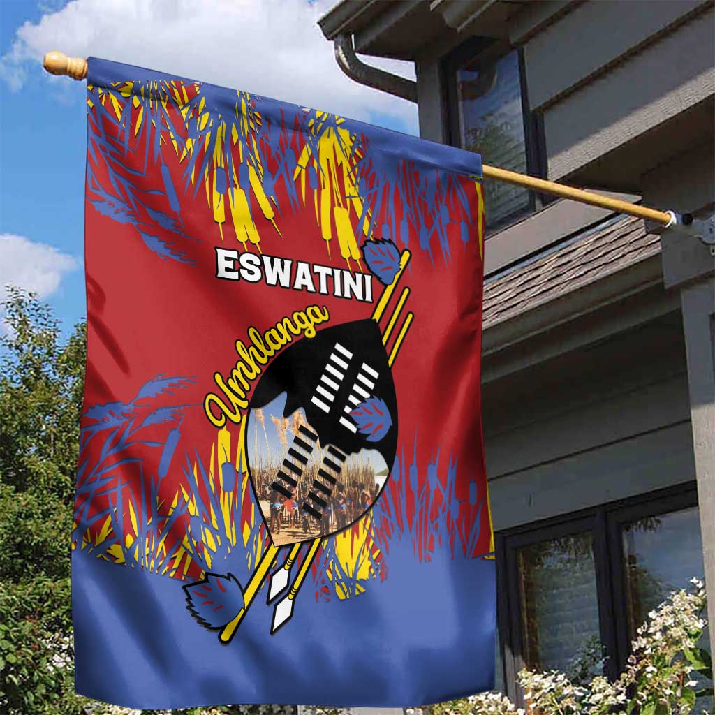 Umhlanga Reed Dance Garden Flag Eswatini Heritage LT15
