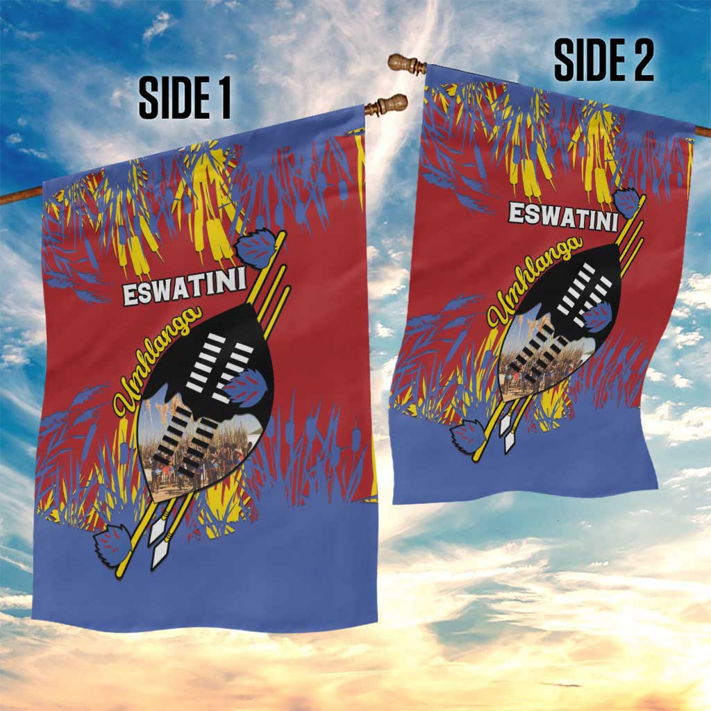 Umhlanga Reed Dance Garden Flag Eswatini Heritage LT15