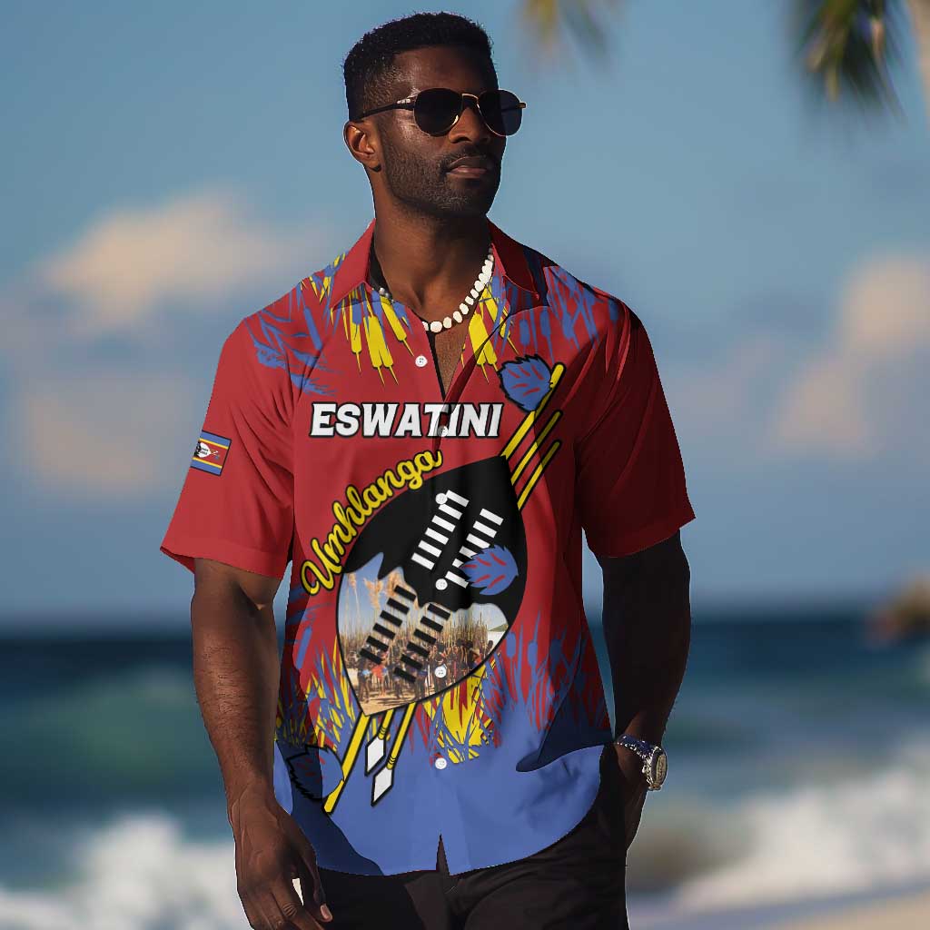 Personalized Umhlanga Reed Dance Hawaiian Shirt Eswatini Heritage LT15
