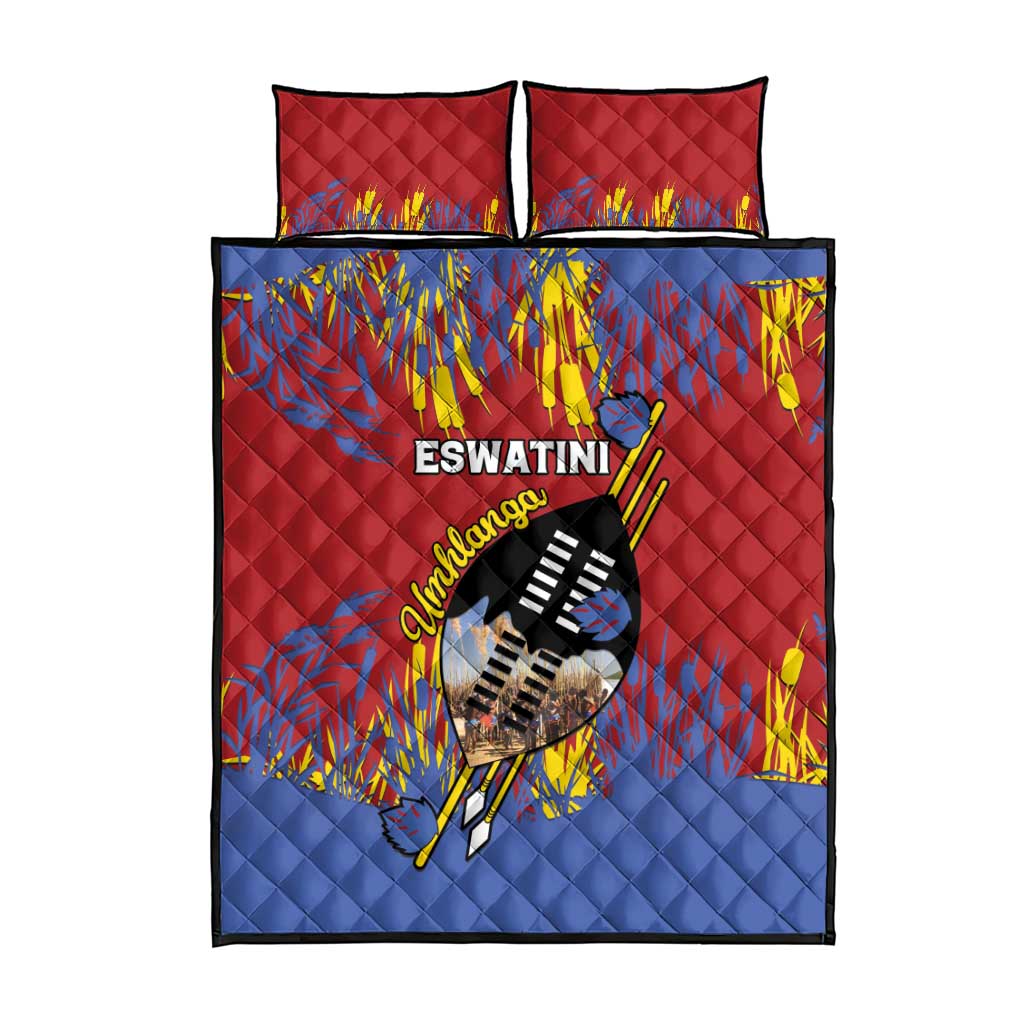 Umhlanga Reed Dance Quilt Bed Set Eswatini Heritage LT15