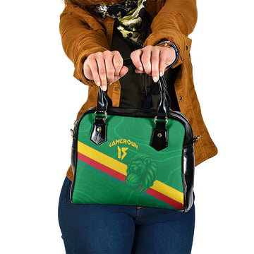 Custom Cameroon Basketball Shoulder Handbag Go Champions Indomitable Lions LT15