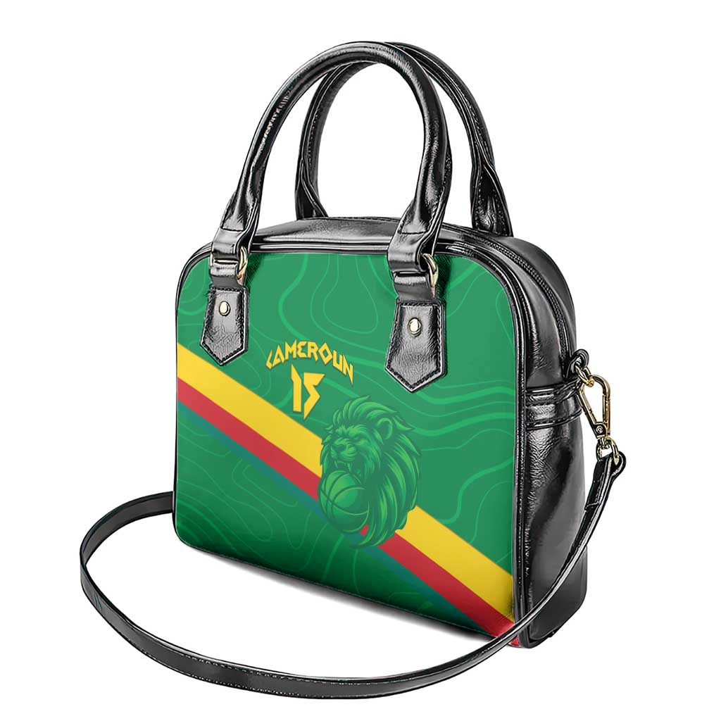 Custom Cameroon Basketball Shoulder Handbag Go Champions Indomitable Lions LT15