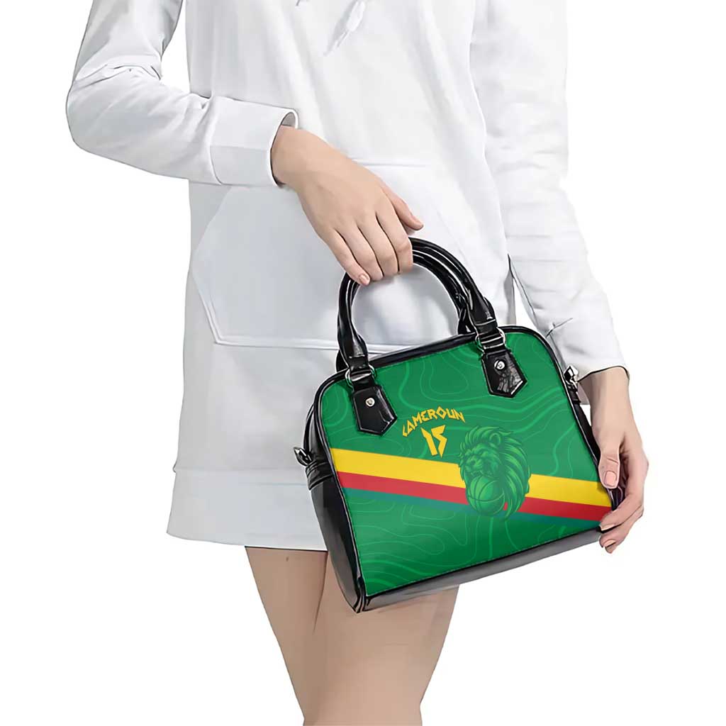 Custom Cameroon Basketball Shoulder Handbag Go Champions Indomitable Lions LT15
