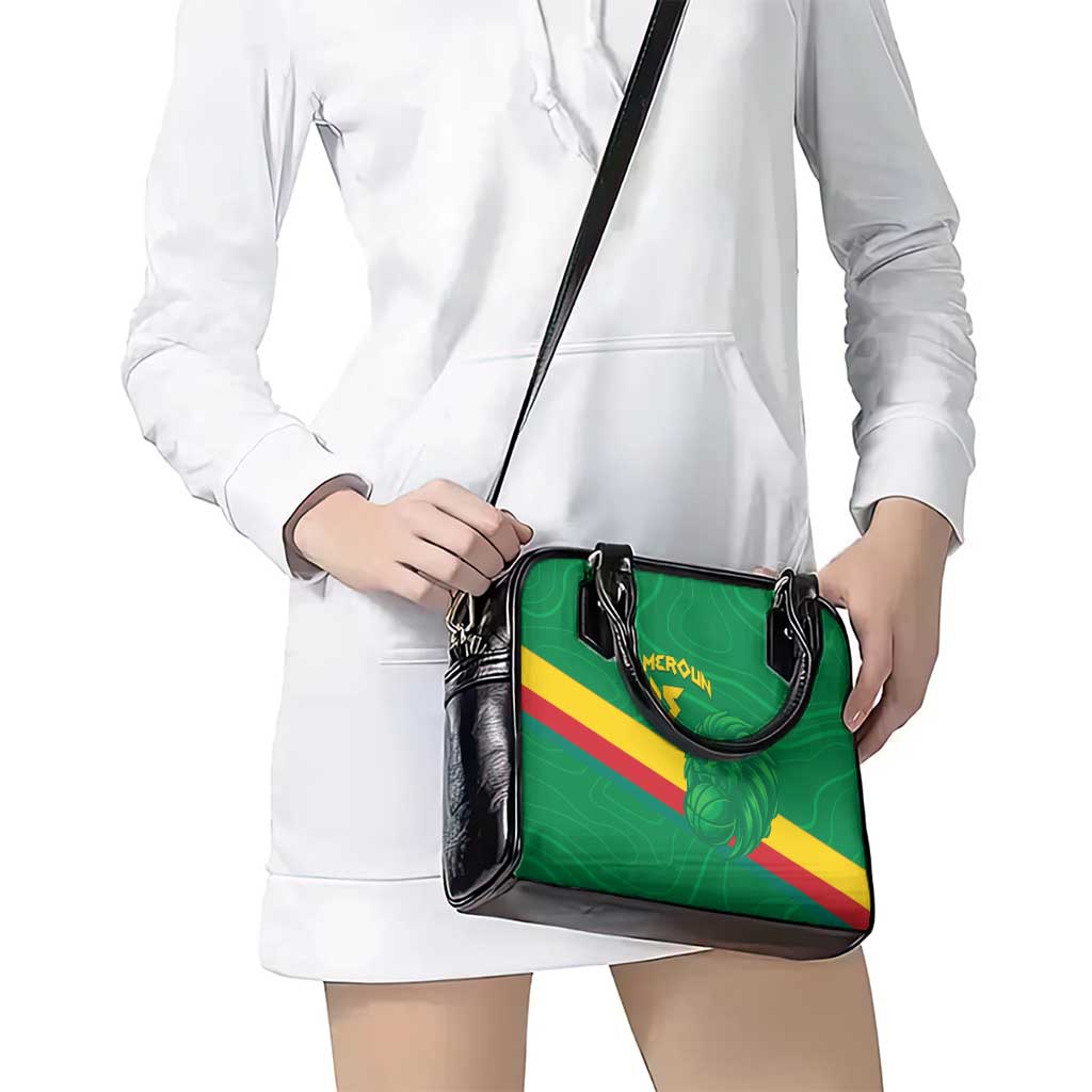 Custom Cameroon Basketball Shoulder Handbag Go Champions Indomitable Lions LT15