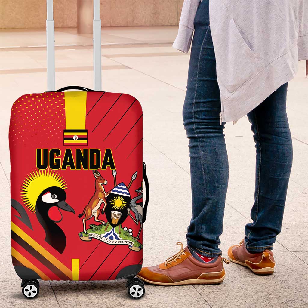 Uganda Basketball Luggage Cover Go Silverbacks LT15