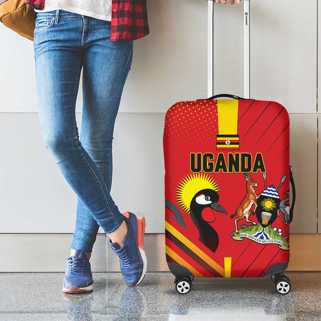 Uganda Basketball Luggage Cover Go Silverbacks LT15
