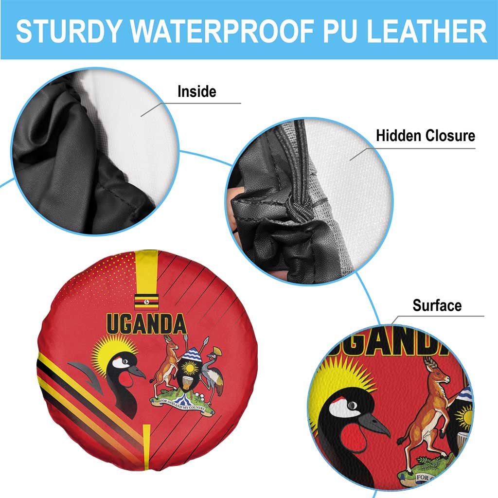 Uganda Basketball Spare Tire Cover Go Silverbacks LT15