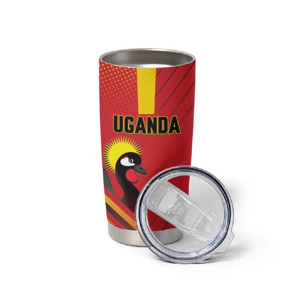 Custom Uganda Basketball Tumbler Cup Go Champions Silverbacks LT15