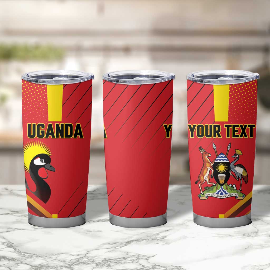 Custom Uganda Basketball Tumbler Cup Go Champions Silverbacks LT15