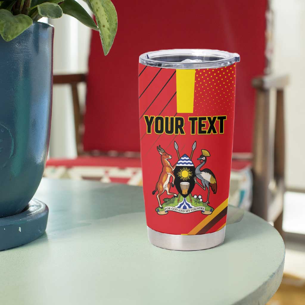 Custom Uganda Basketball Tumbler Cup Go Champions Silverbacks LT15