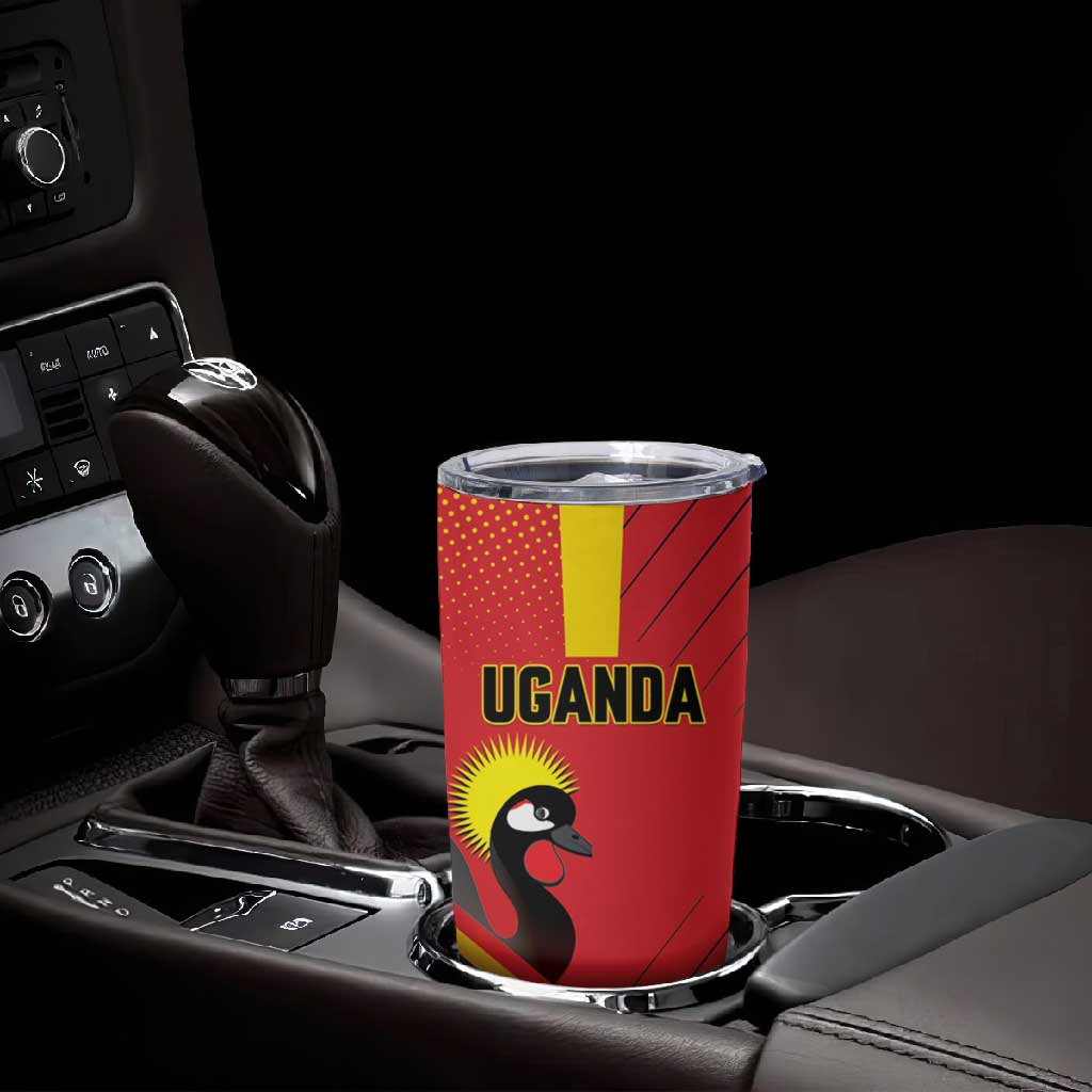 Custom Uganda Basketball Tumbler Cup Go Champions Silverbacks LT15
