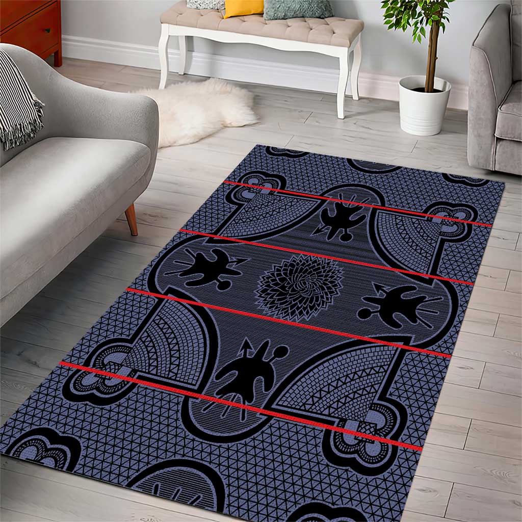 Basotho Blanket Area Rug Lesotho Seanamarena Heritage - Serenity LT15