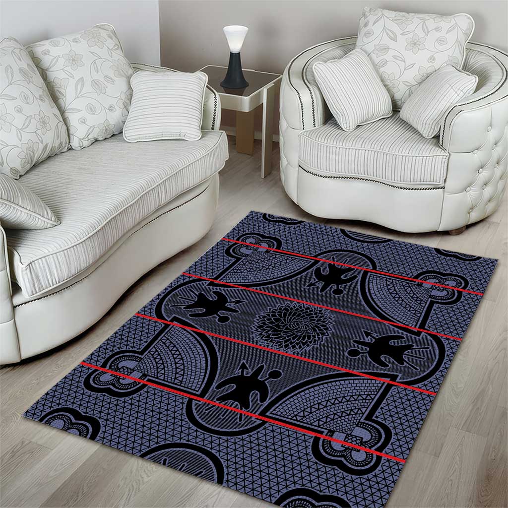 Basotho Blanket Area Rug Lesotho Seanamarena Heritage - Serenity LT15