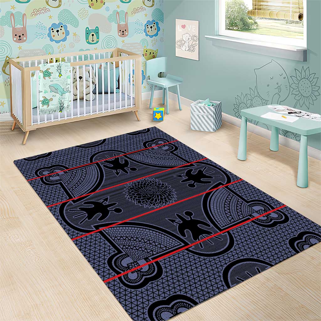 Basotho Blanket Area Rug Lesotho Seanamarena Heritage - Serenity LT15
