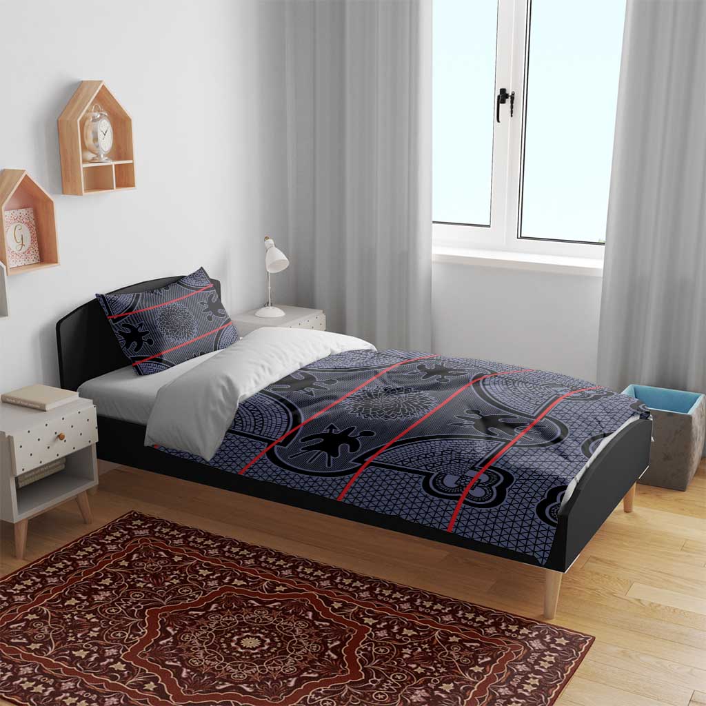 Basotho Blanket Bedding Set Lesotho Seanamarena Heritage - Serenity LT15