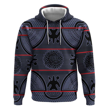 Lesotho Seanamarena Hoodie Basotho Traditional Blanket Style - Serenity LT15