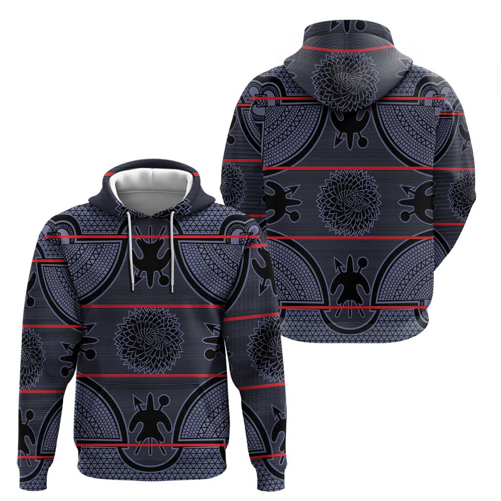 Lesotho Seanamarena Hoodie Basotho Traditional Blanket Style - Serenity LT15