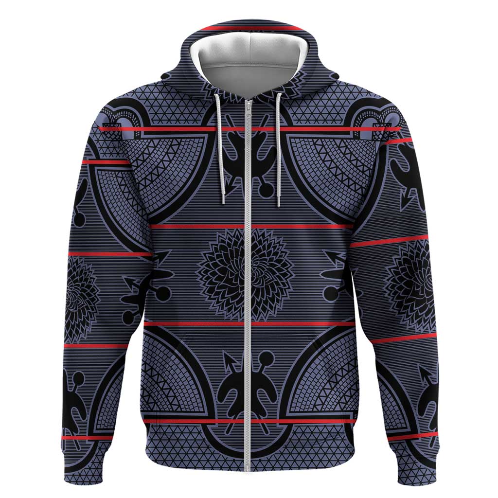 Lesotho Seanamarena Hoodie Basotho Traditional Blanket Style - Serenity LT15
