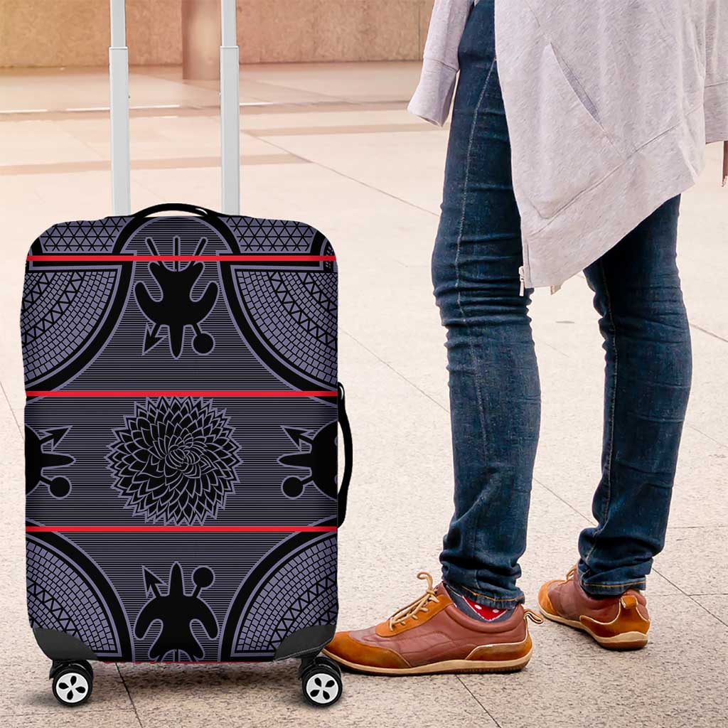 Lesotho Seanamarena Luggage Cover Basotho Traditional Blanket Style - Serenity LT15