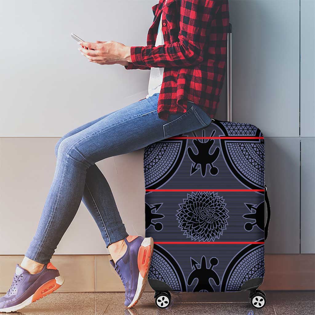 Lesotho Seanamarena Luggage Cover Basotho Traditional Blanket Style - Serenity LT15