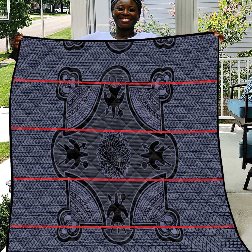 Basotho Blanket Quilt Lesotho Seanamarena Heritage - Serenity LT15