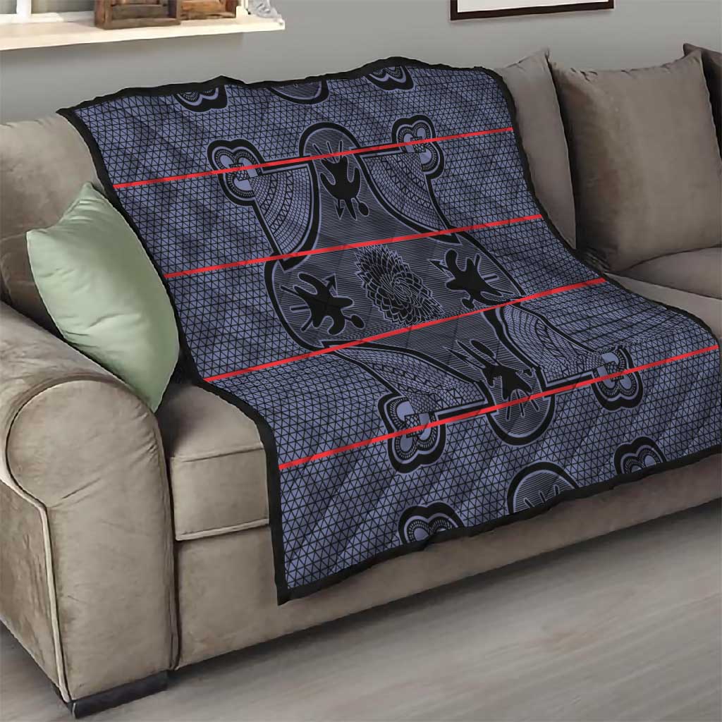 Basotho Blanket Quilt Lesotho Seanamarena Heritage - Serenity LT15