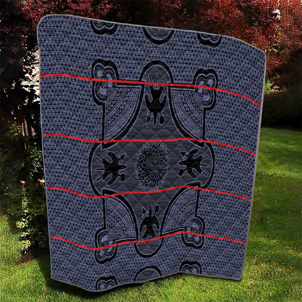 Basotho Blanket Quilt Lesotho Seanamarena Heritage - Serenity LT15