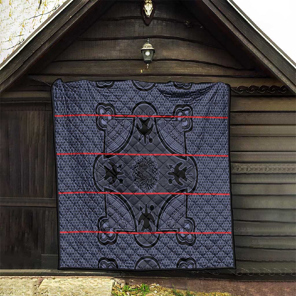 Basotho Blanket Quilt Lesotho Seanamarena Heritage - Serenity LT15