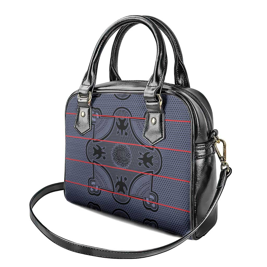 Lesotho Seanamarena Shoulder Handbag Basotho Traditional Blanket Style - Serenity LT15