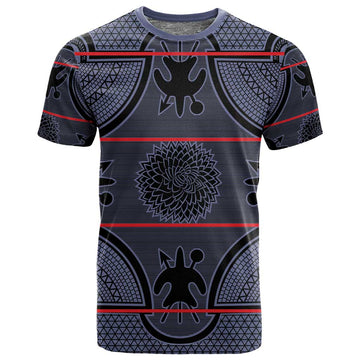 Basotho Blanket T shirt Lesotho Seanamarena Heritage - Serenity LT15
