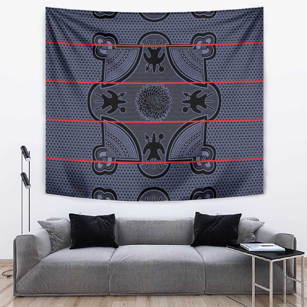 Basotho Blanket Tapestry Lesotho Seanamarena Heritage - Serenity LT15