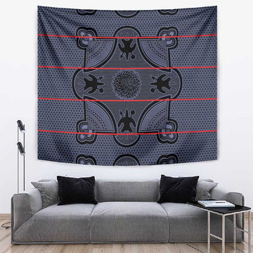Basotho Blanket Tapestry Lesotho Seanamarena Heritage - Serenity LT15