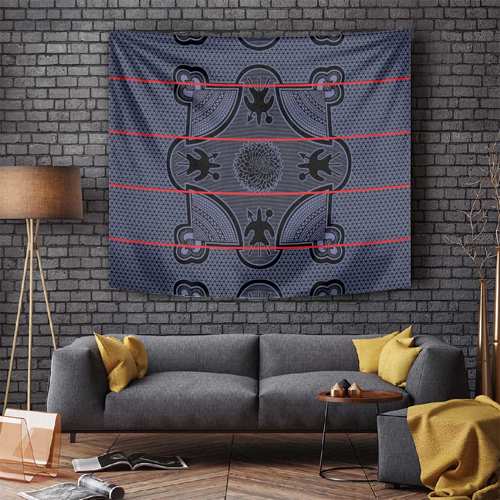 Basotho Blanket Tapestry Lesotho Seanamarena Heritage - Serenity LT15