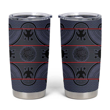 Basotho Blanket Tumbler Cup Lesotho Seanamarena Heritage - Serenity LT15